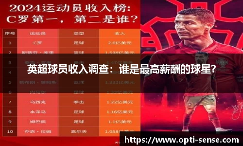 英超球员收入调查：谁是最高薪酬的球星？